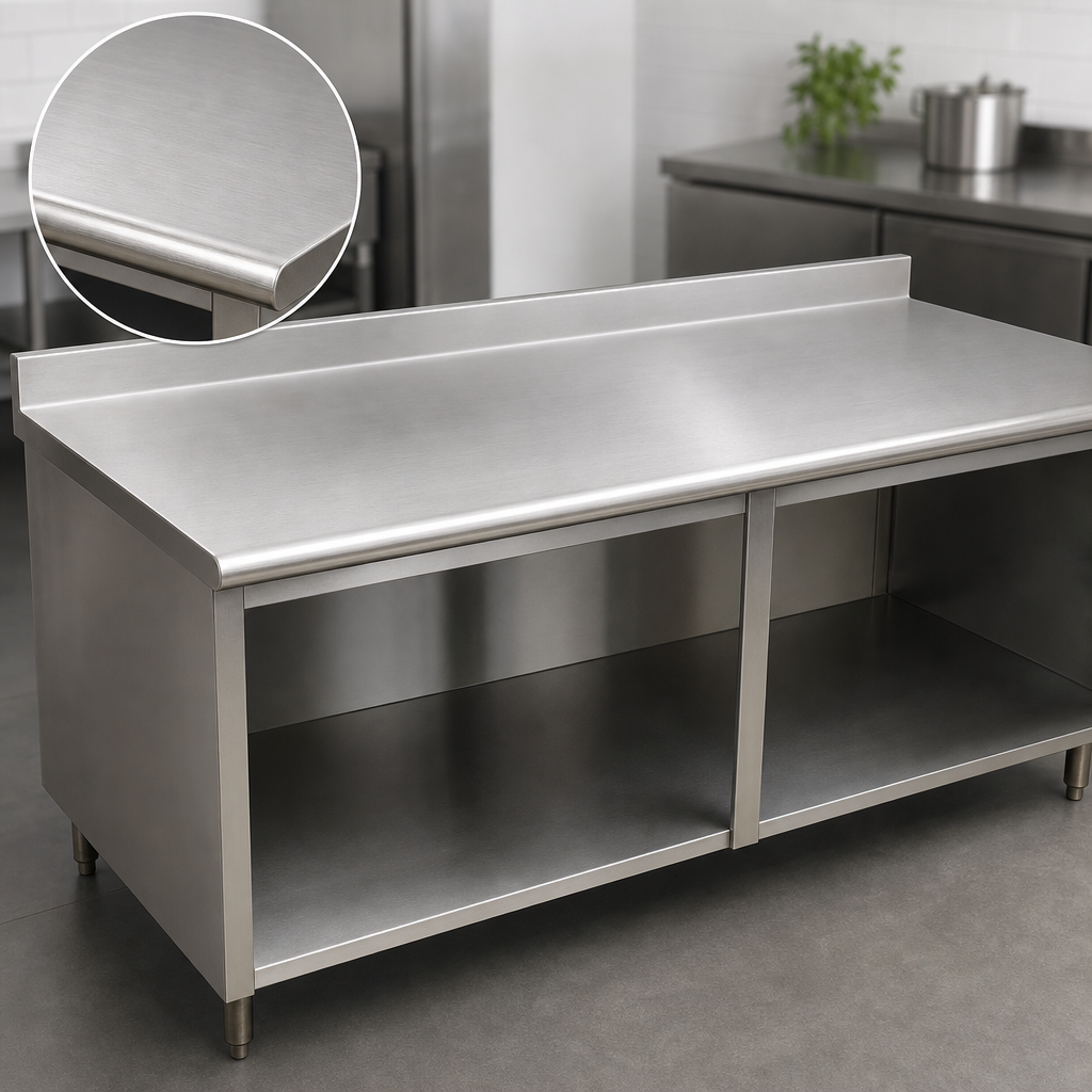16-Gauge 304-Series Stainless Steel Top