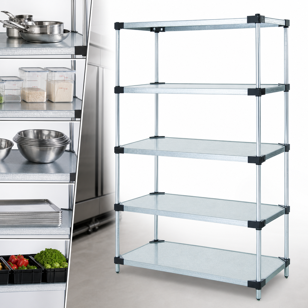 Five Solid Shelves
