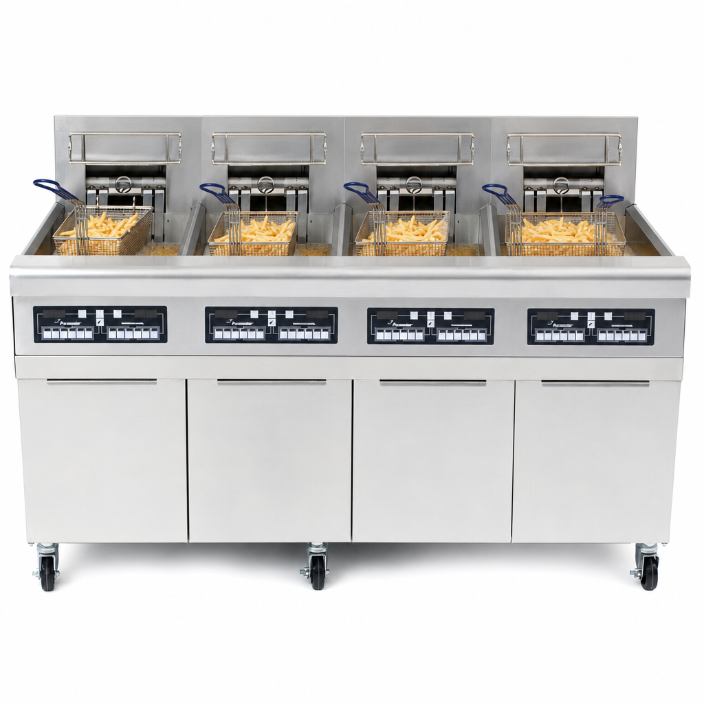 Four Full Frypots
