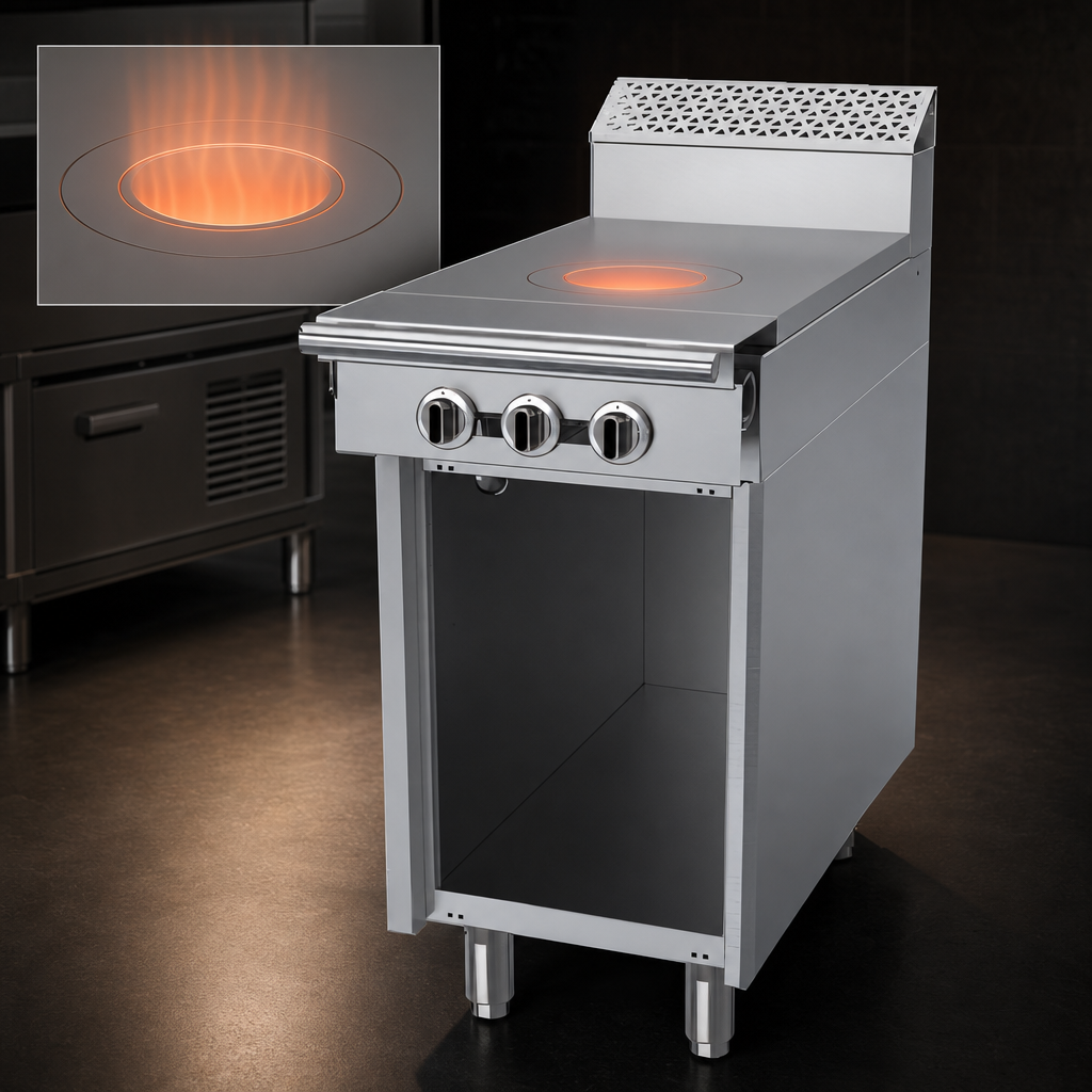 Front-Fired Hot Top