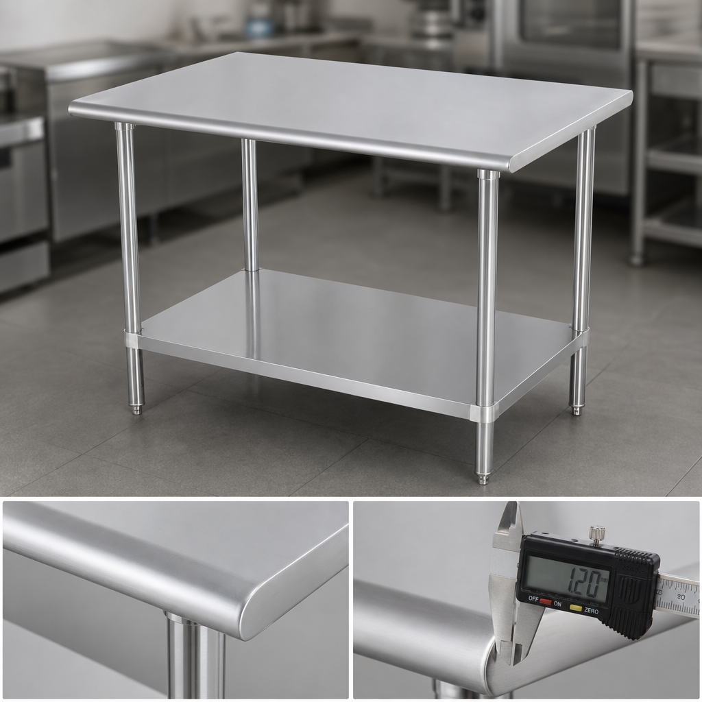 18/400 Stainless Steel Reinforced Top
