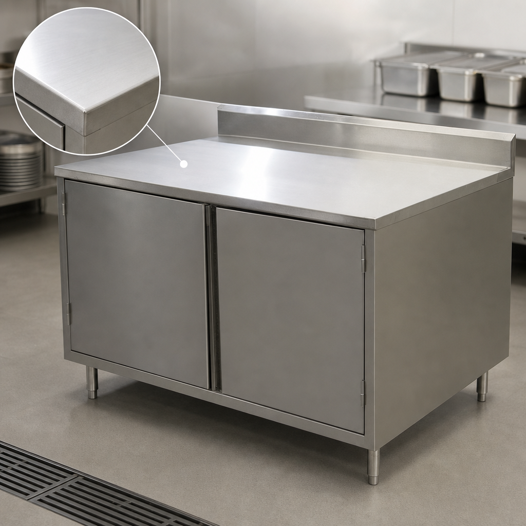 14-Gauge 304 Stainless Steel Top