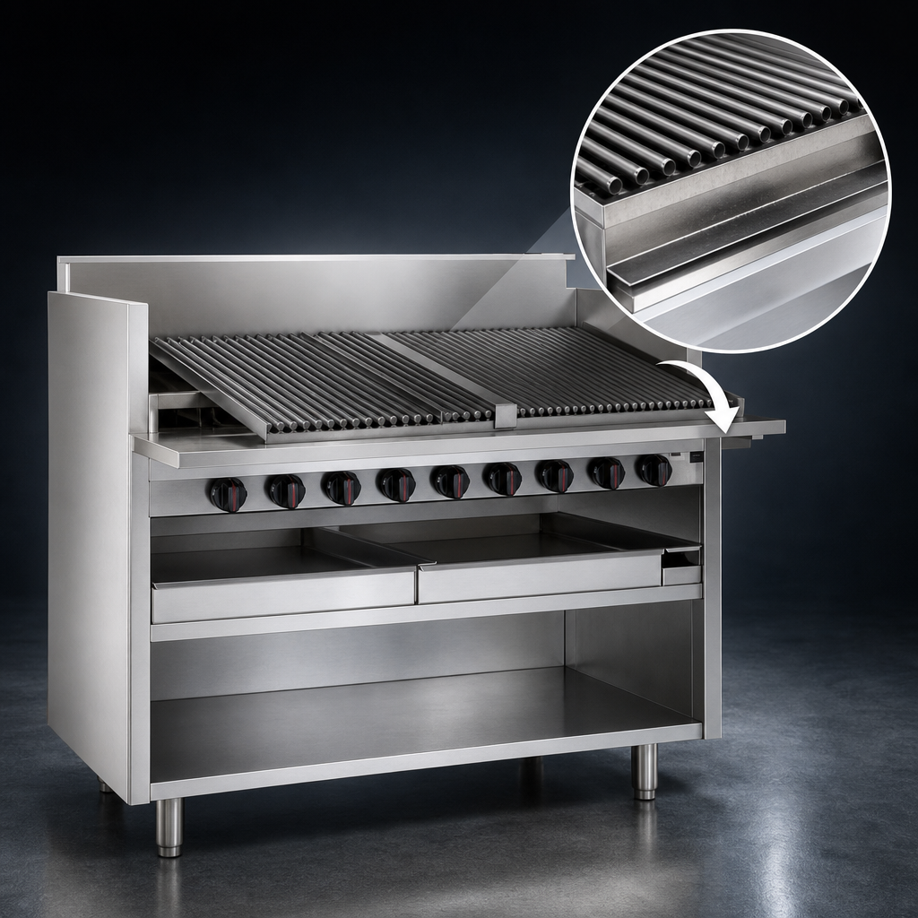 Tilt Round Rod Grate
