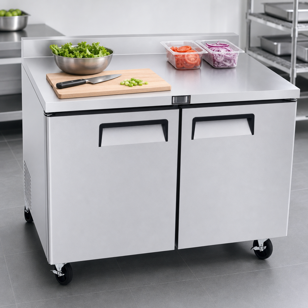 Integrated Worktop With Backsplash