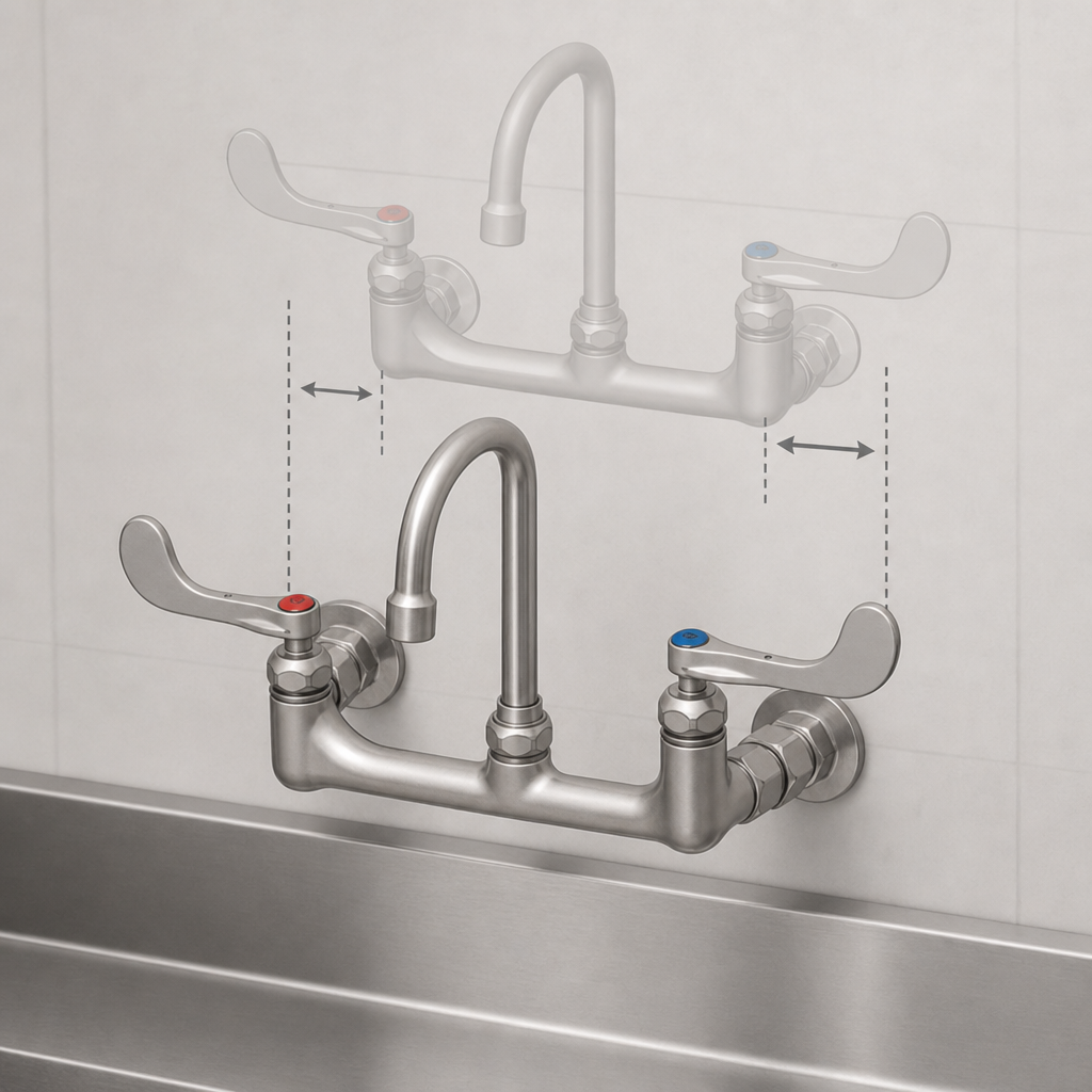 Adjustable 8-Inch Wall Mount Design