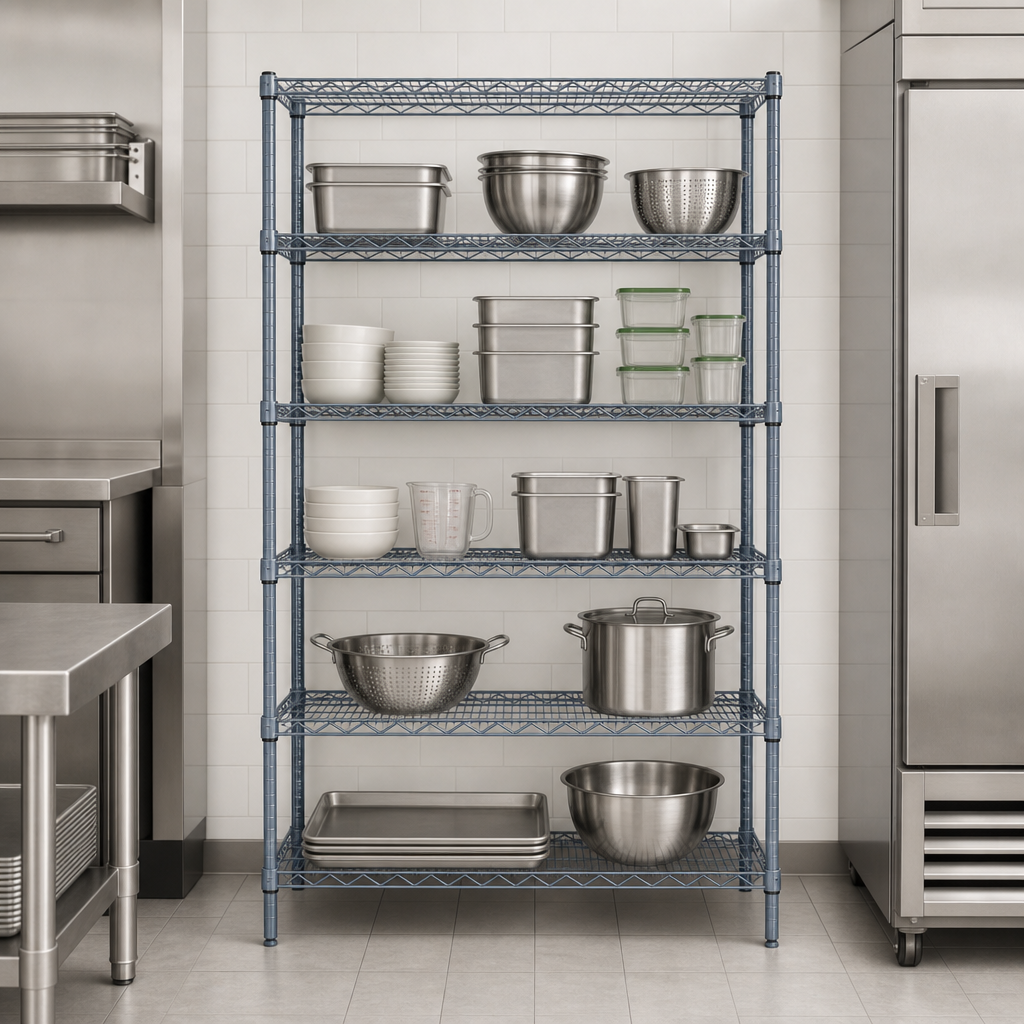 Five Wire Shelves
