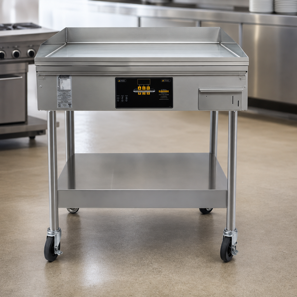 Included Stand With Casters