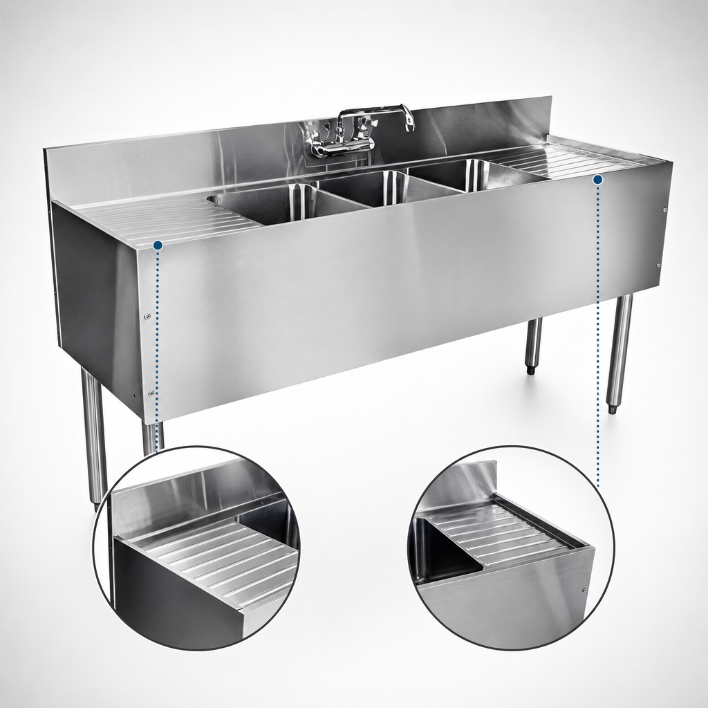 Dual 18-Inch Drainboards