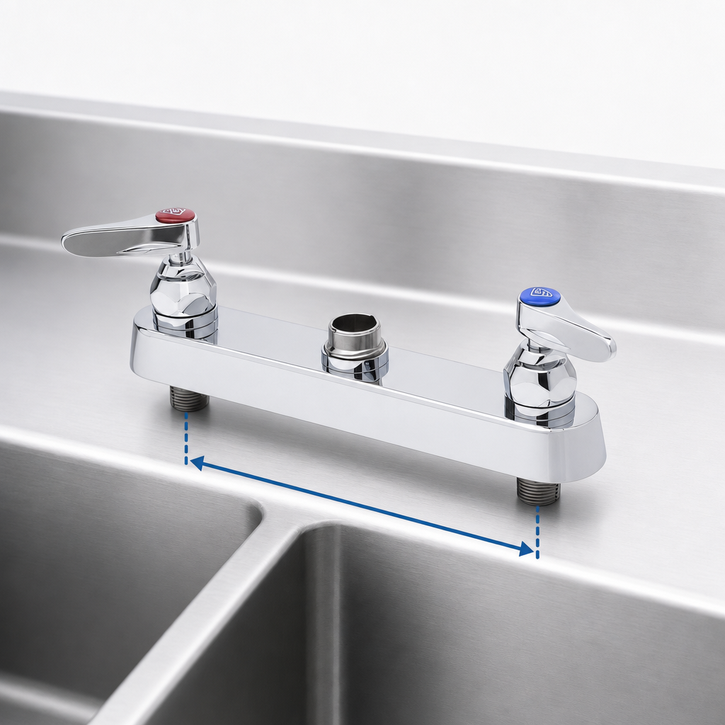 8-Inch Center Deck Mount