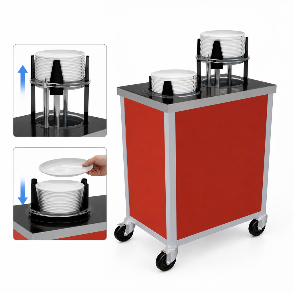Self-Elevating Dispensing Tubes
