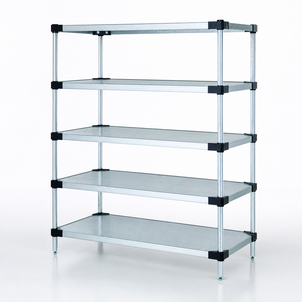 Five Solid Shelves