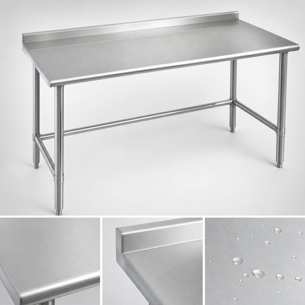 14-Gauge 300 Series Stainless Steel Top