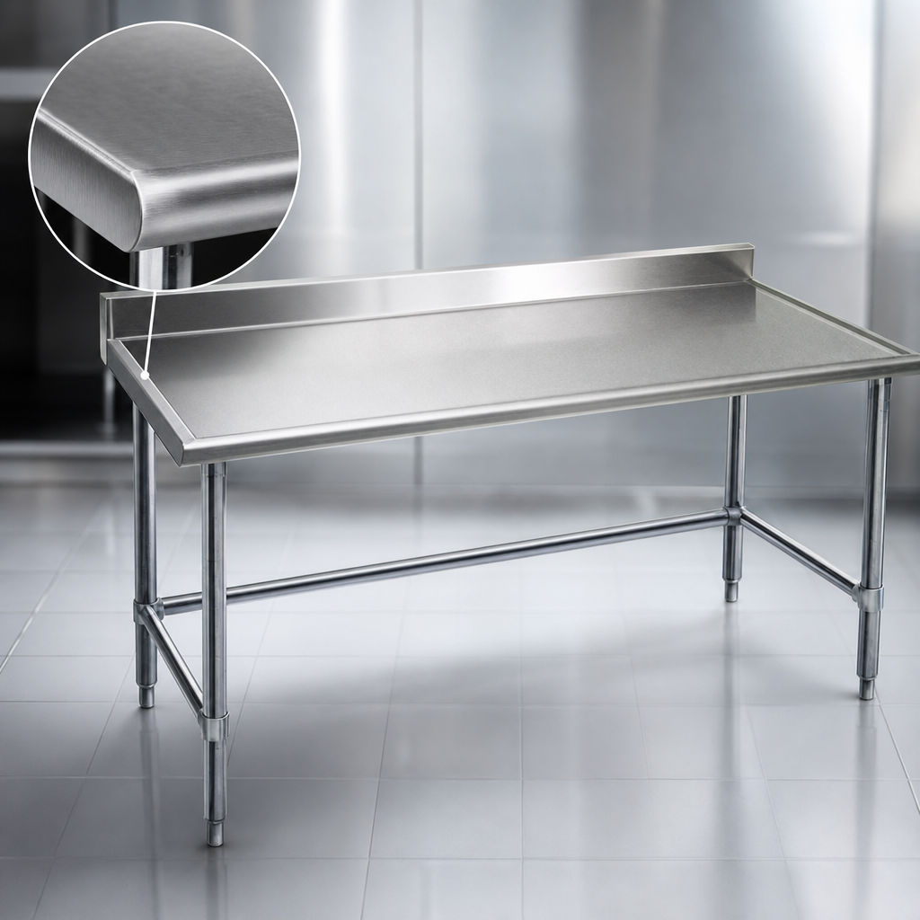 14-Gauge Stainless Steel Top