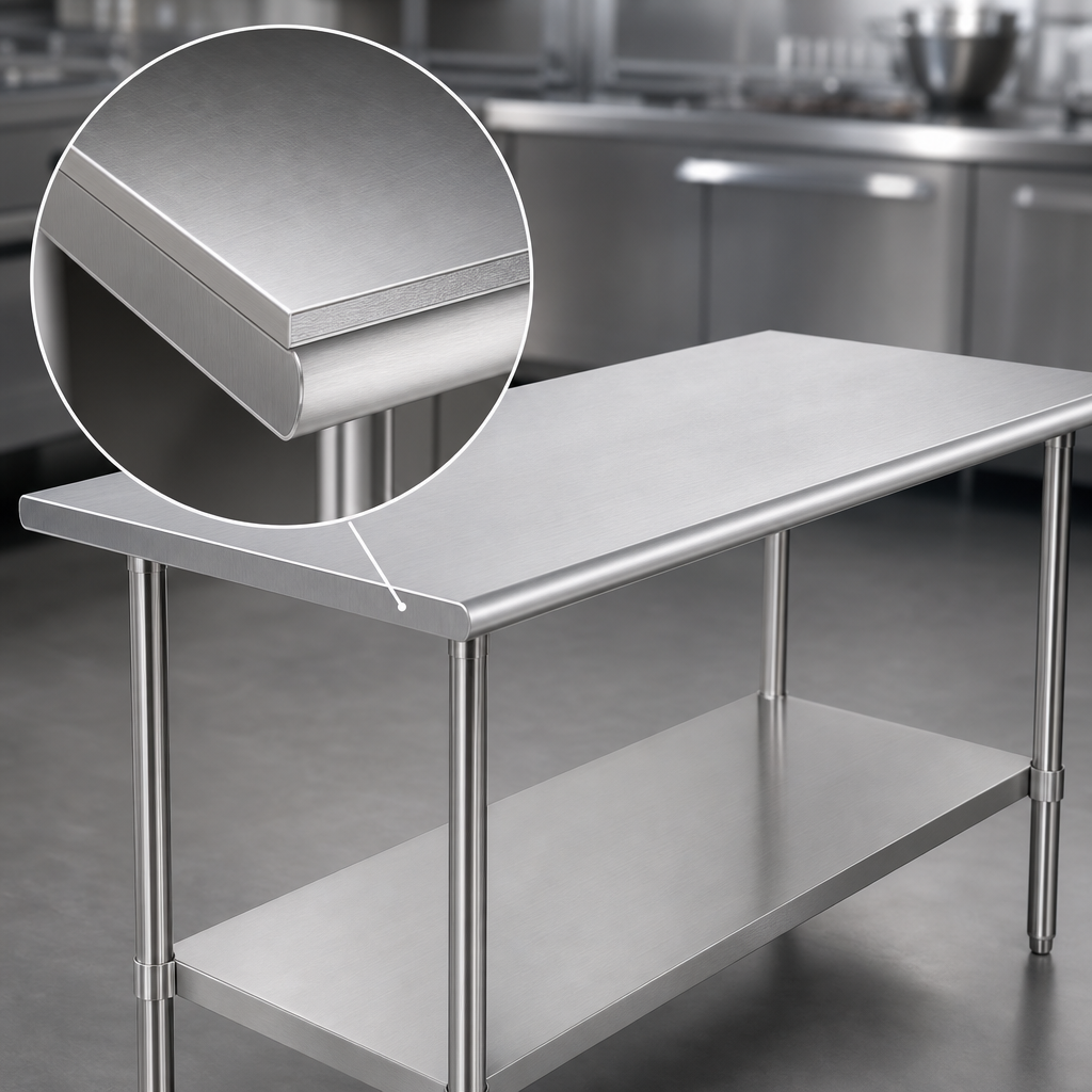 Reinforced Stainless Steel Top