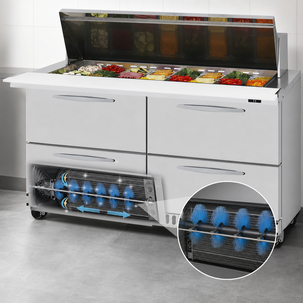 Self-Cleaning Condenser
