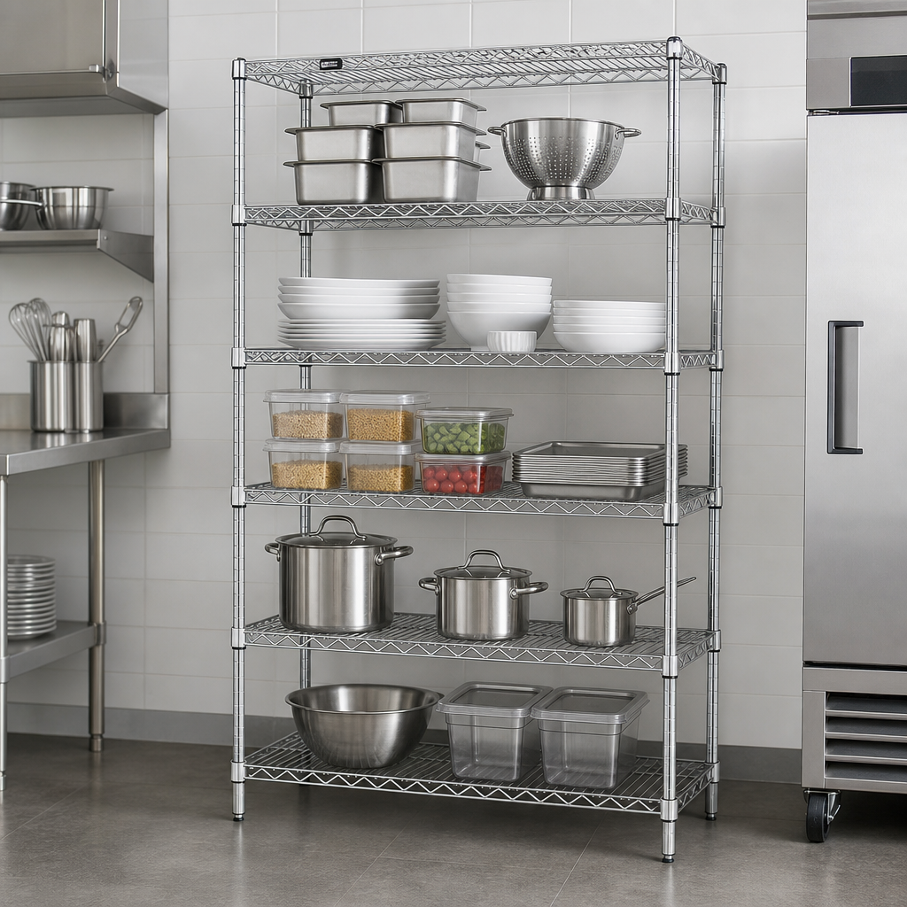 Five Wire Shelves