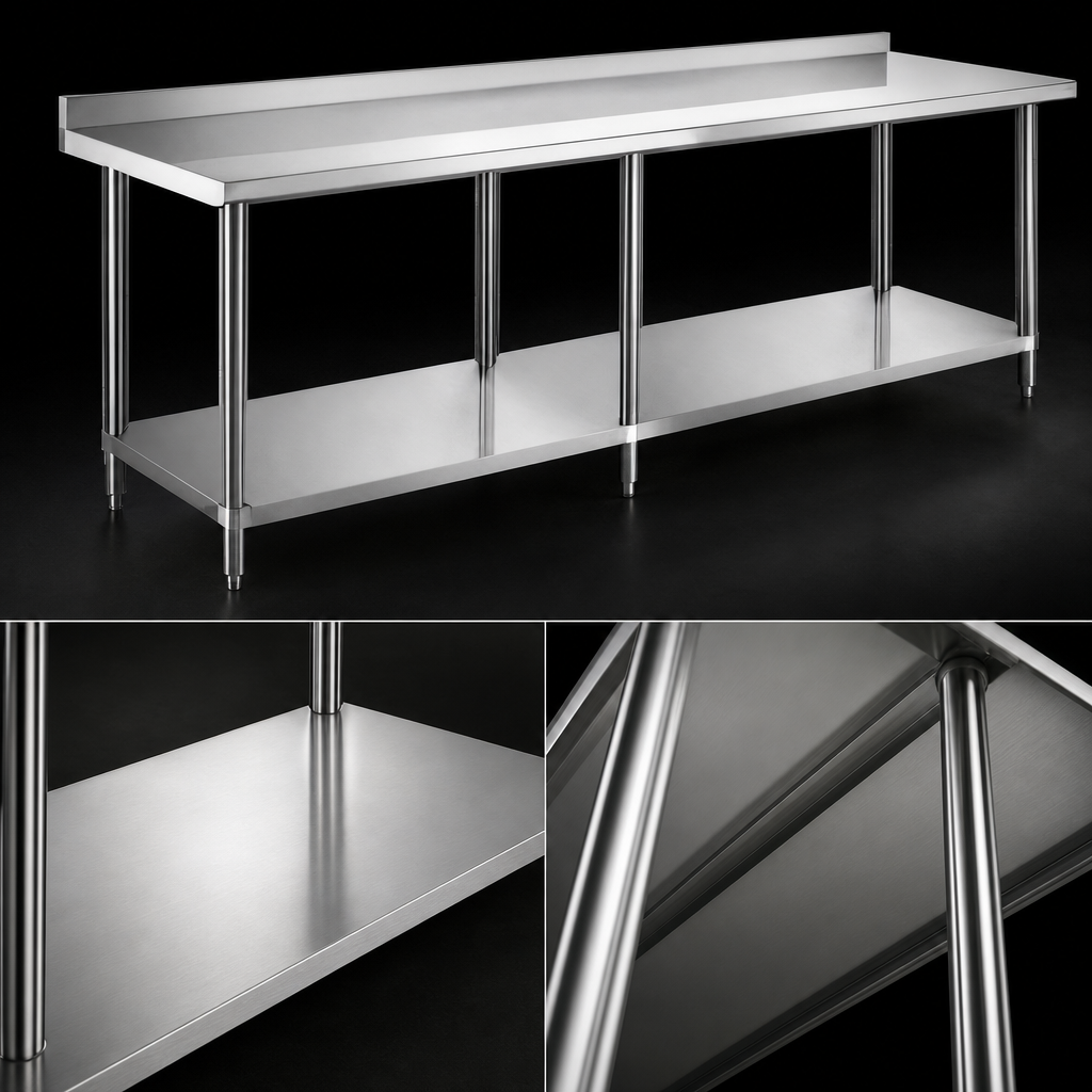 18-Gauge 430 Stainless Steel Undershelf