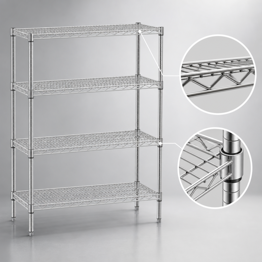 Patented QuadTruss Shelf Design