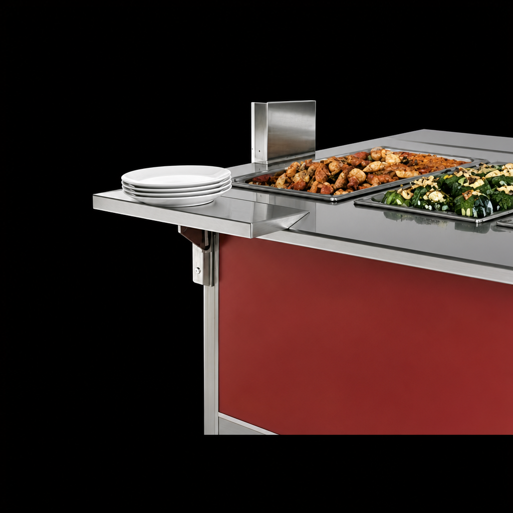 Customer-Side Plate Rest