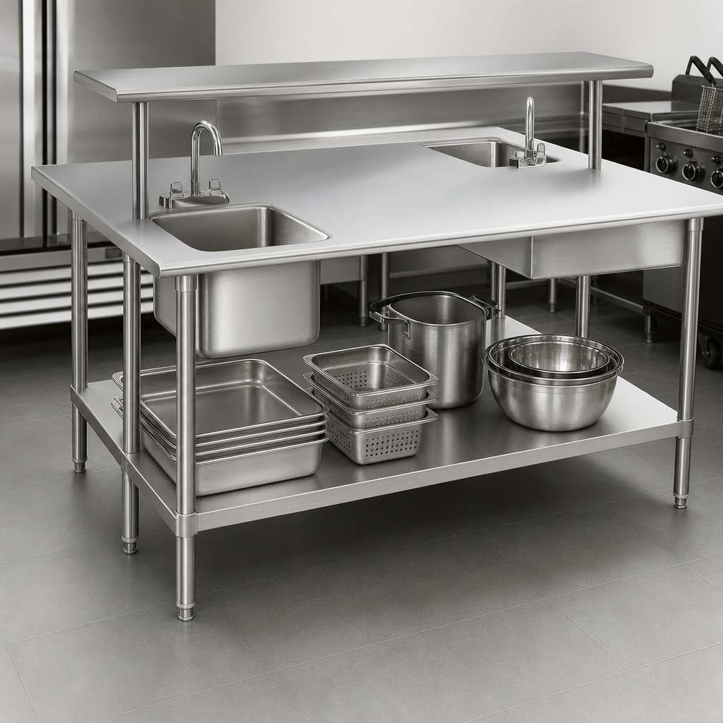 Open Base With Undershelf