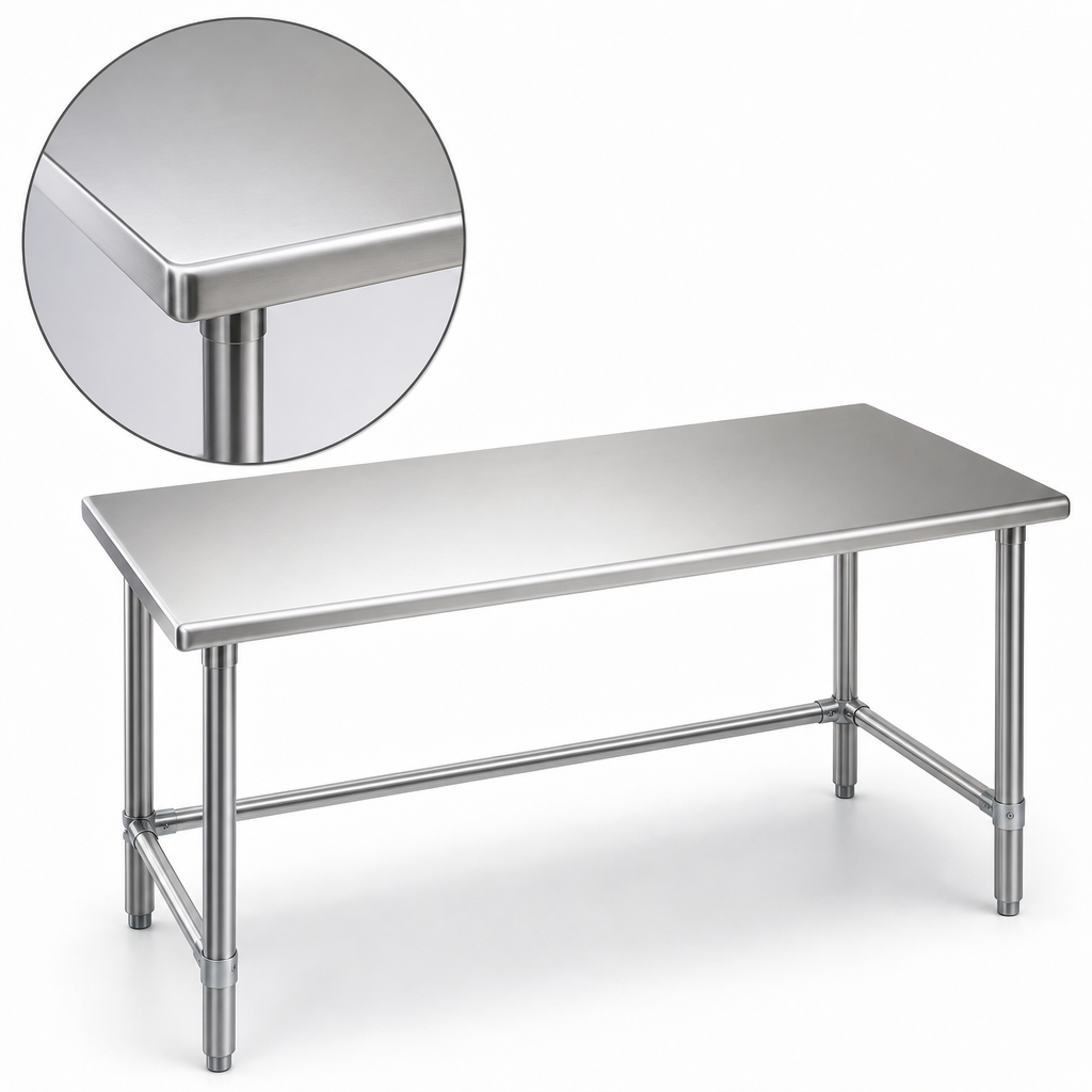 16-Gauge 304 Stainless Steel Top