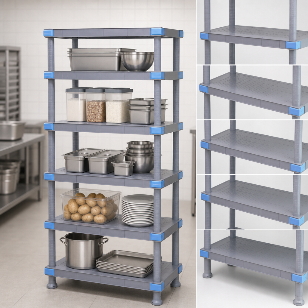 Five Solid Shelves