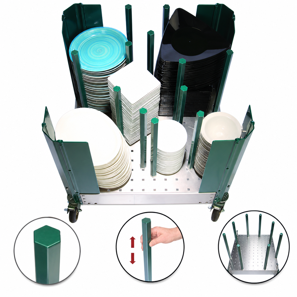 Twelve Adjustable Hex Rods