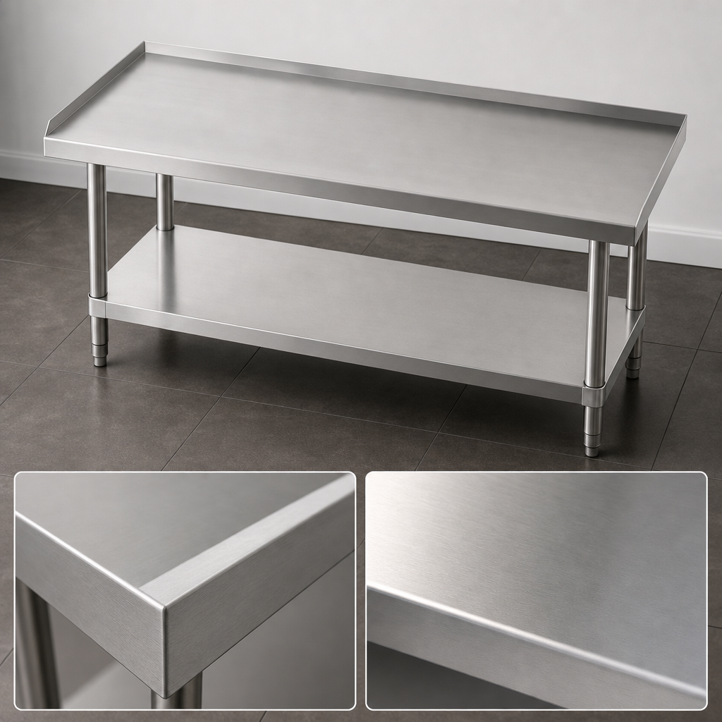 16-Gauge Stainless Steel Top