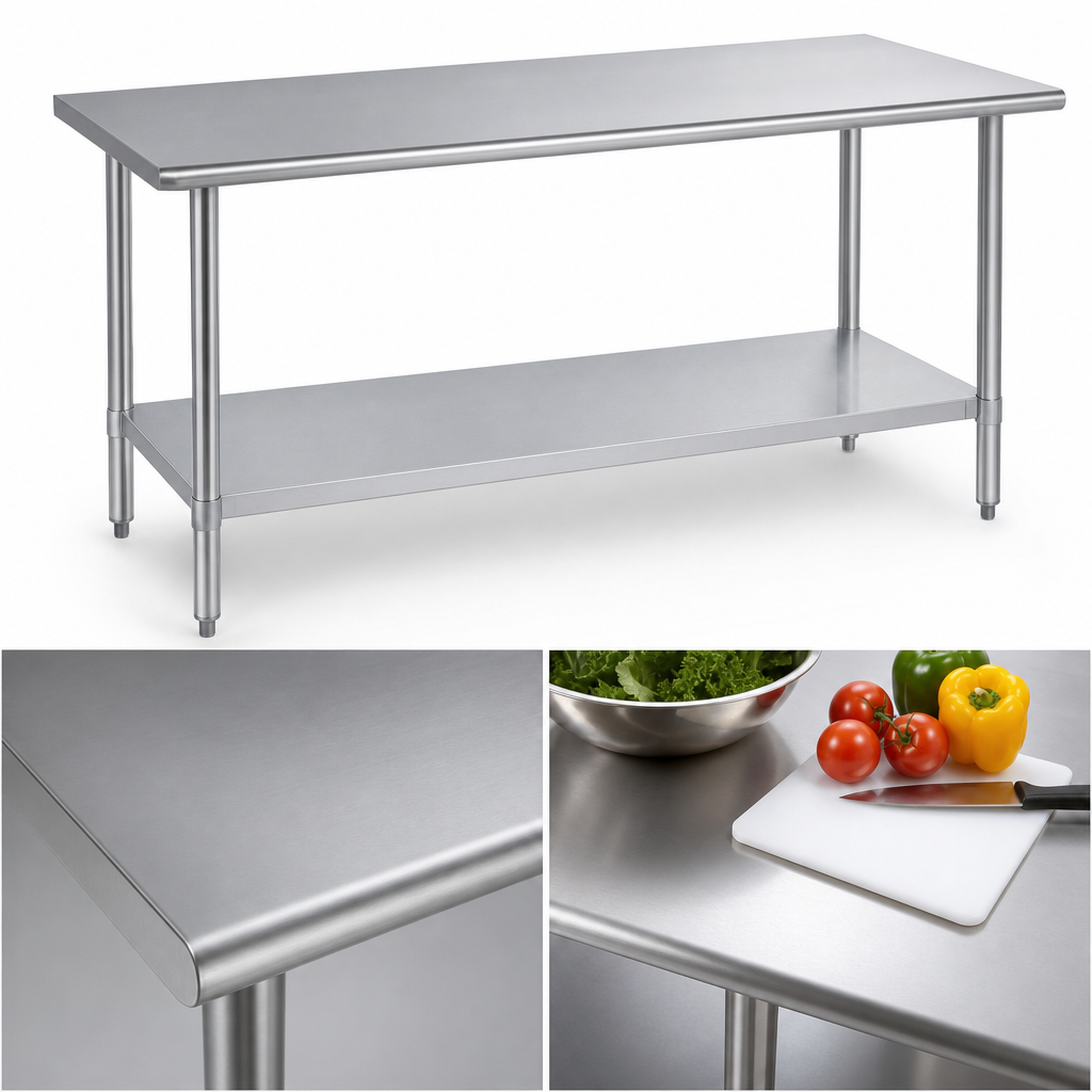 14-Gauge Stainless Steel Top