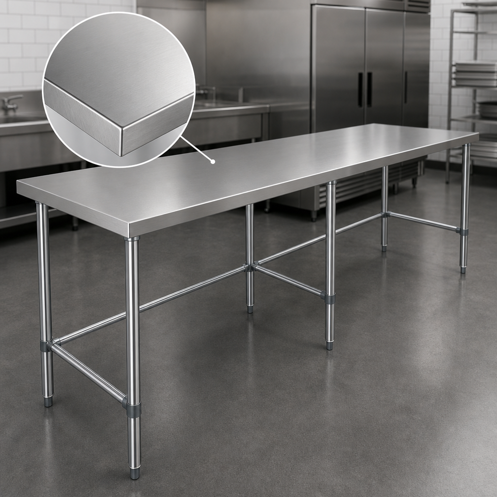 18-Gauge 430 Stainless Steel Top