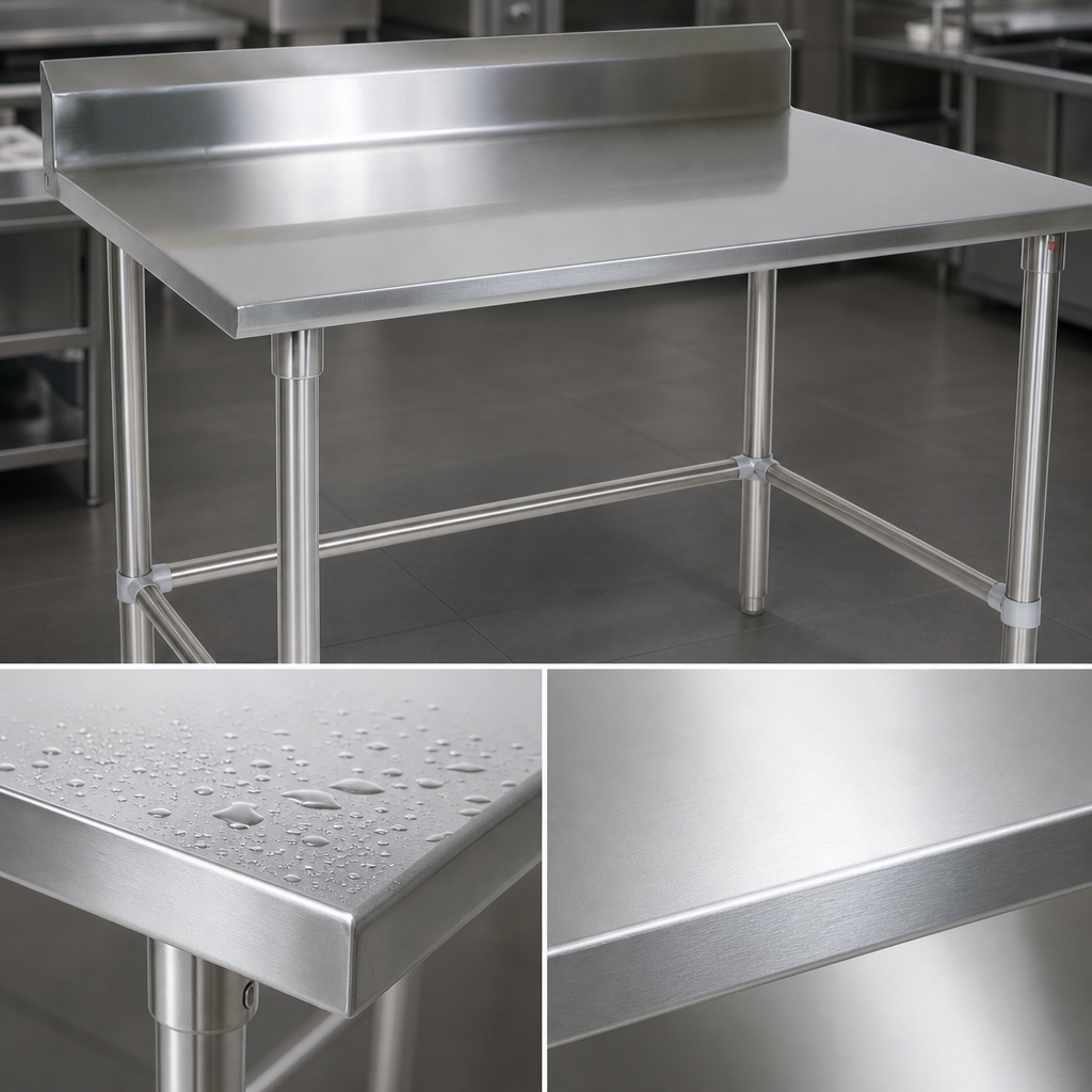 16-Gauge 300 Series Stainless Steel Top