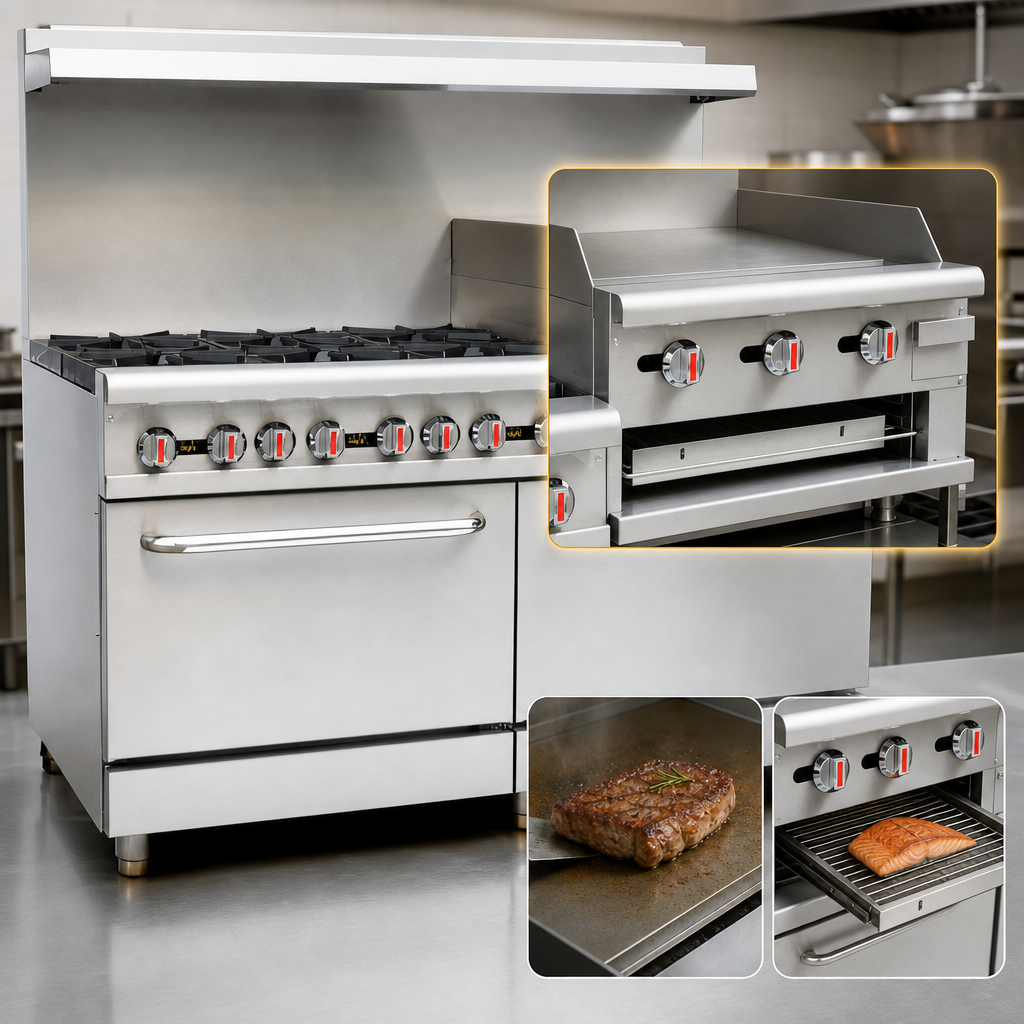 24-Inch Raised Griddle/Broiler