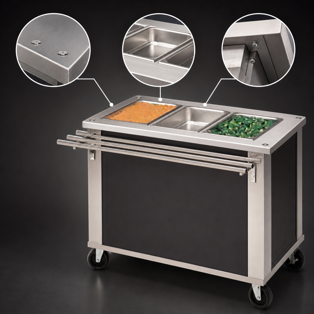 Heavy-Duty Stainless Steel Top