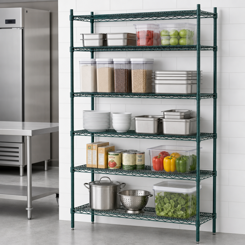 Five Wire Shelves