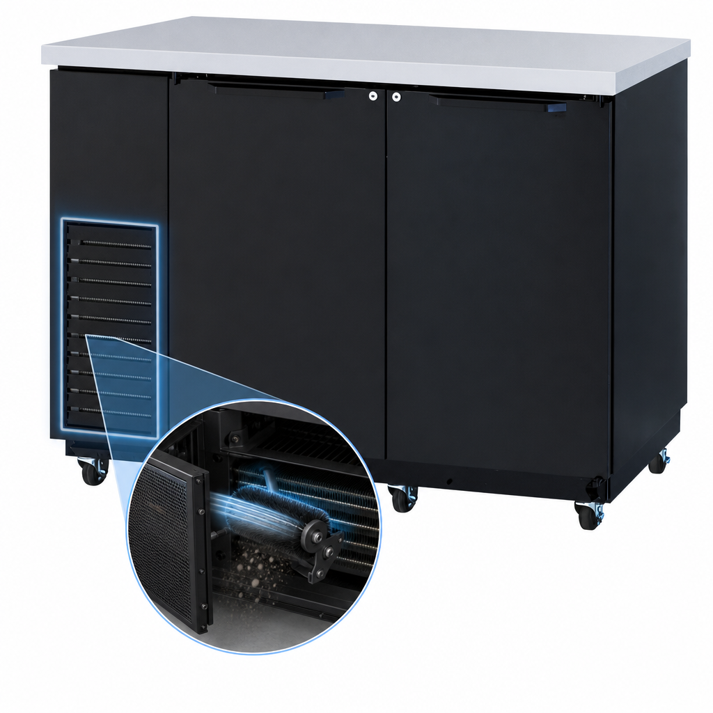 Self-Cleaning Condenser