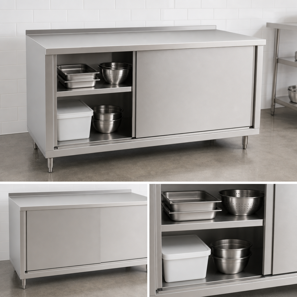 Cabinet Base With Sliding Doors