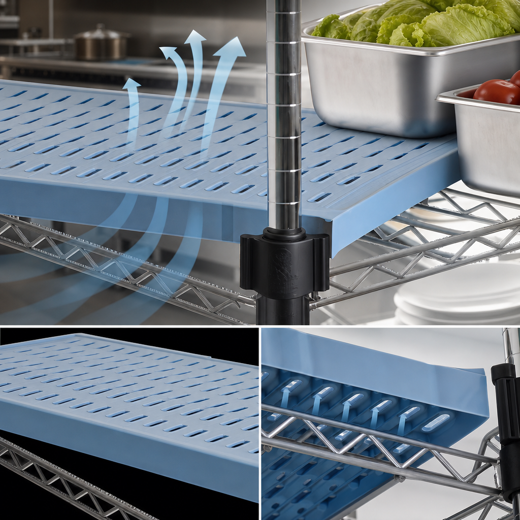 Louvered Shelf Design