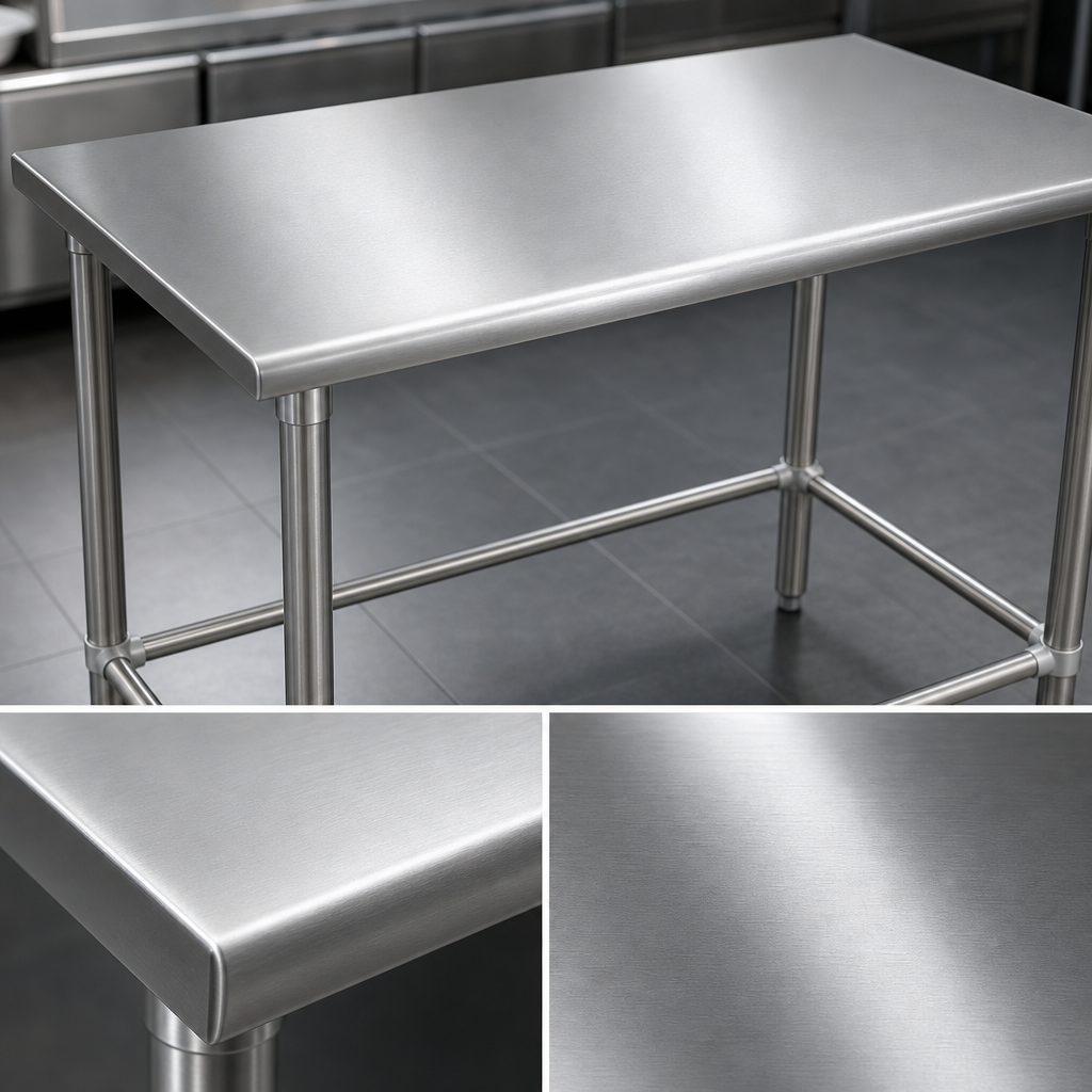 14-Gauge Stainless Steel Top