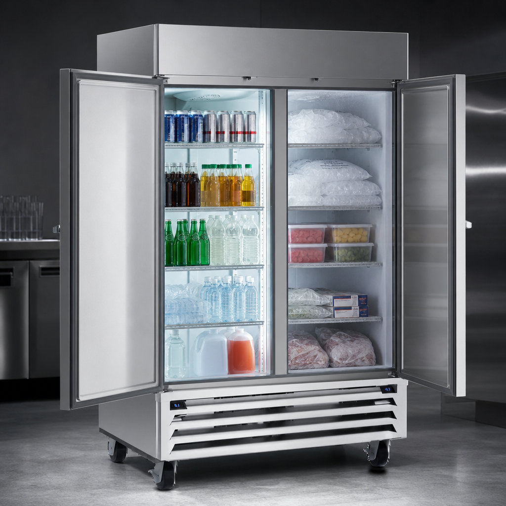 Left Refrigerator / Right Freezer Layout