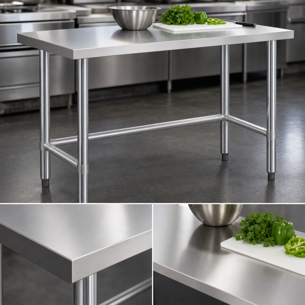 18-Gauge 304 Stainless Steel Top