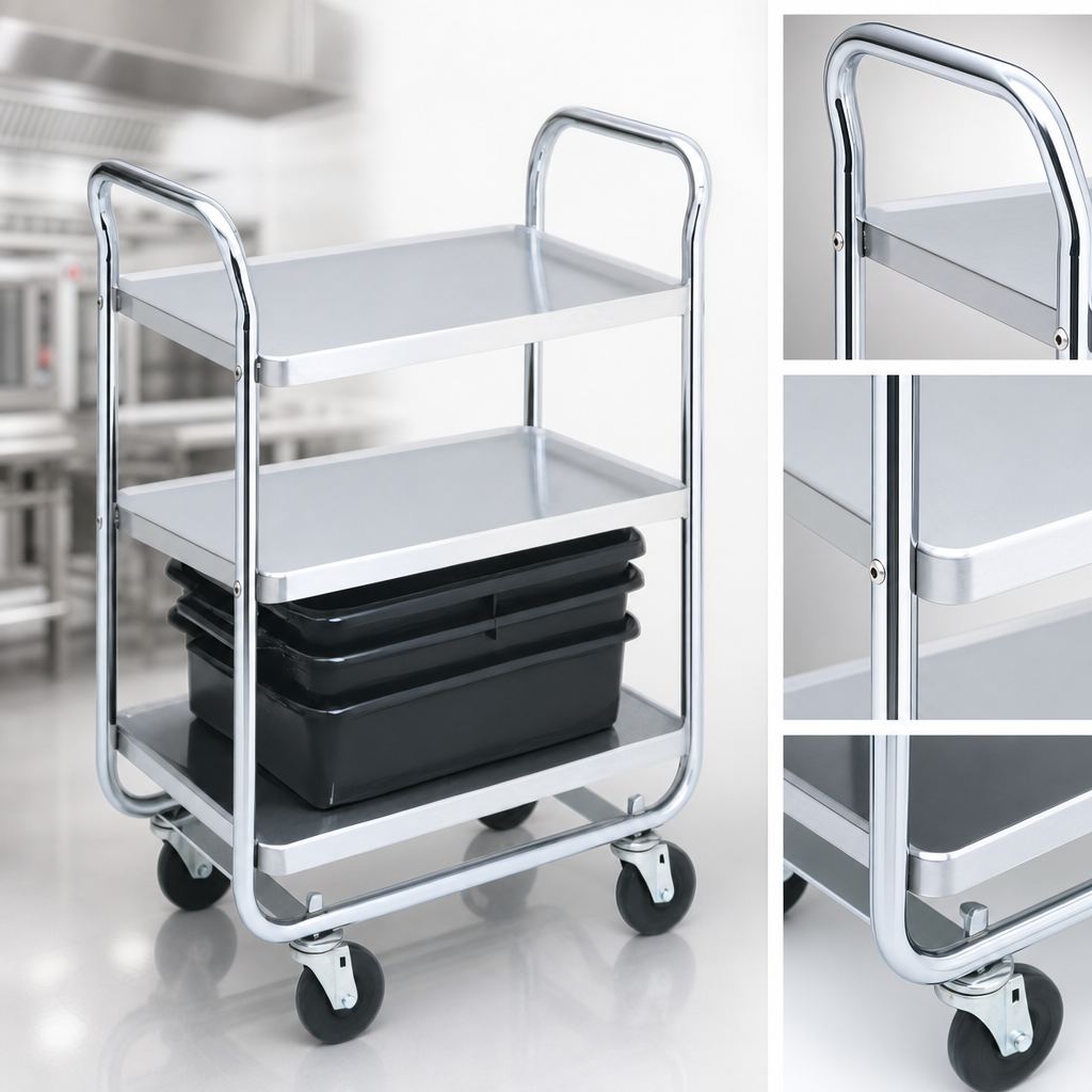 Chrome-Plated Tubular Steel Frame