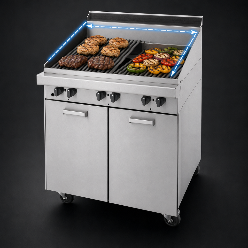 24-Inch Grill Area