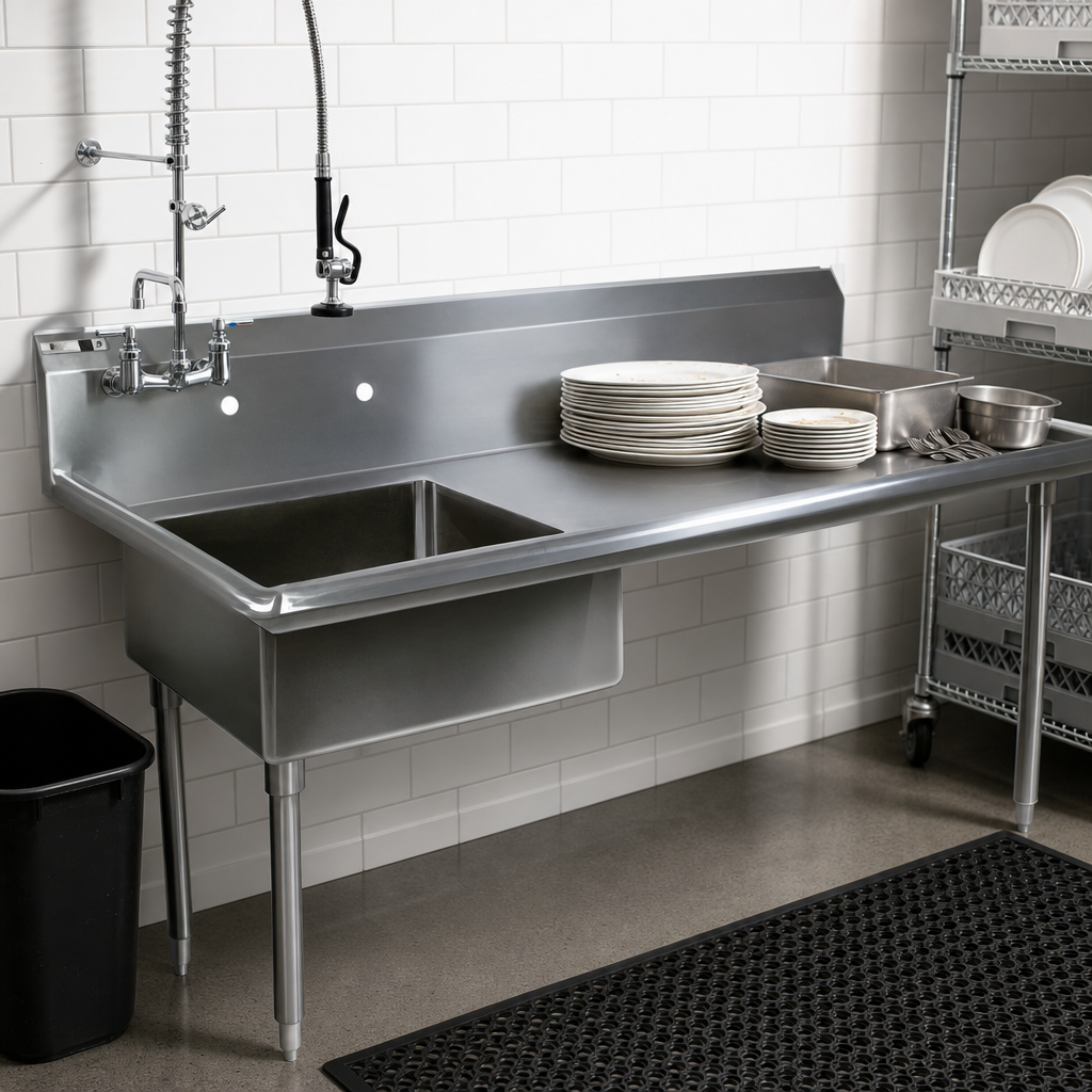Straight Soiled Dishtable Design