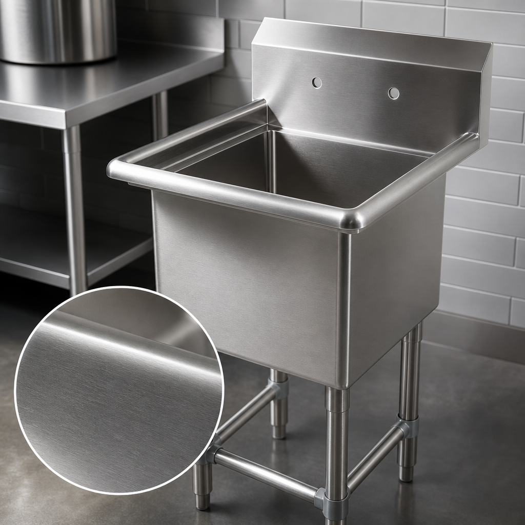 14-Gauge Stainless Steel Construction