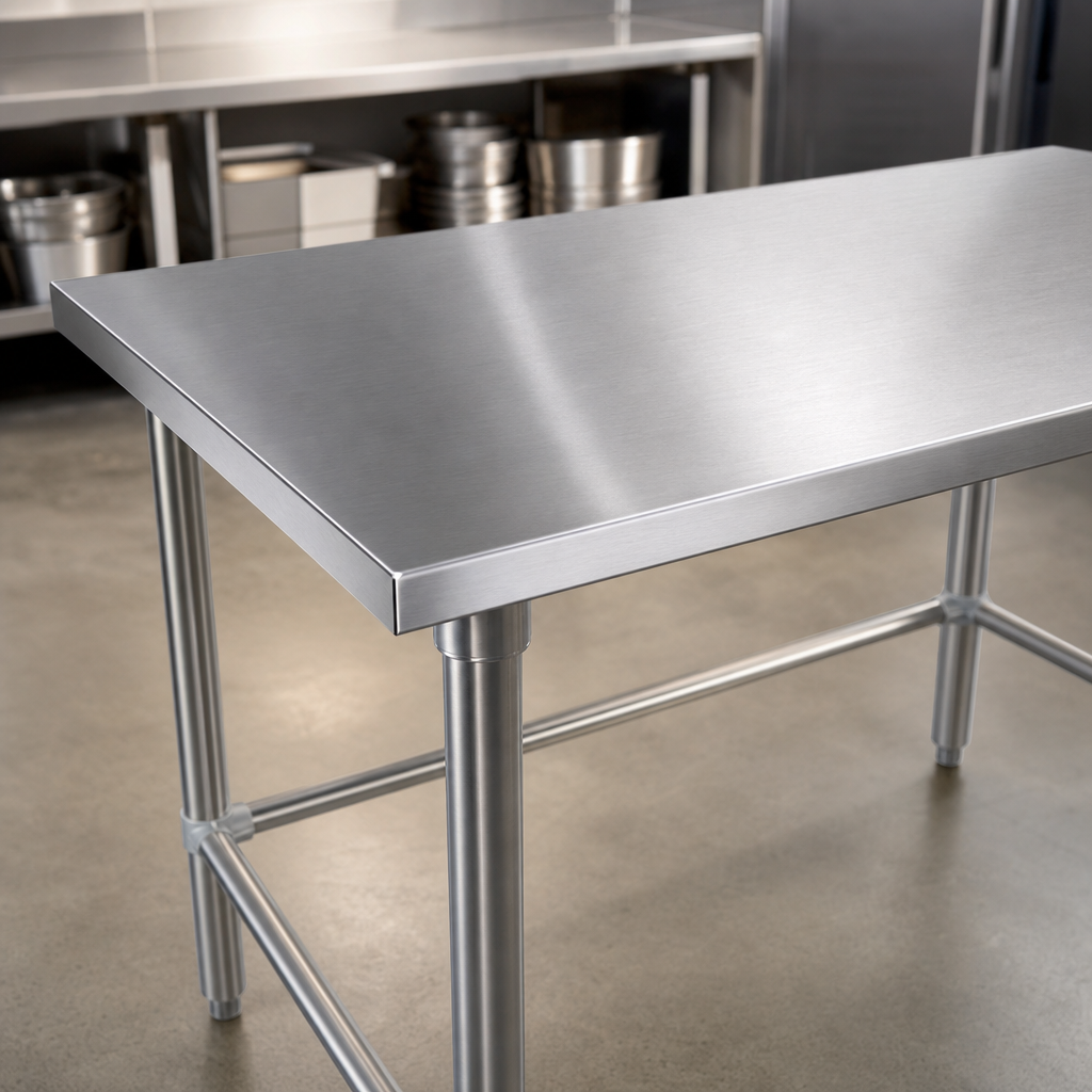 14-Gauge Stainless Steel Top