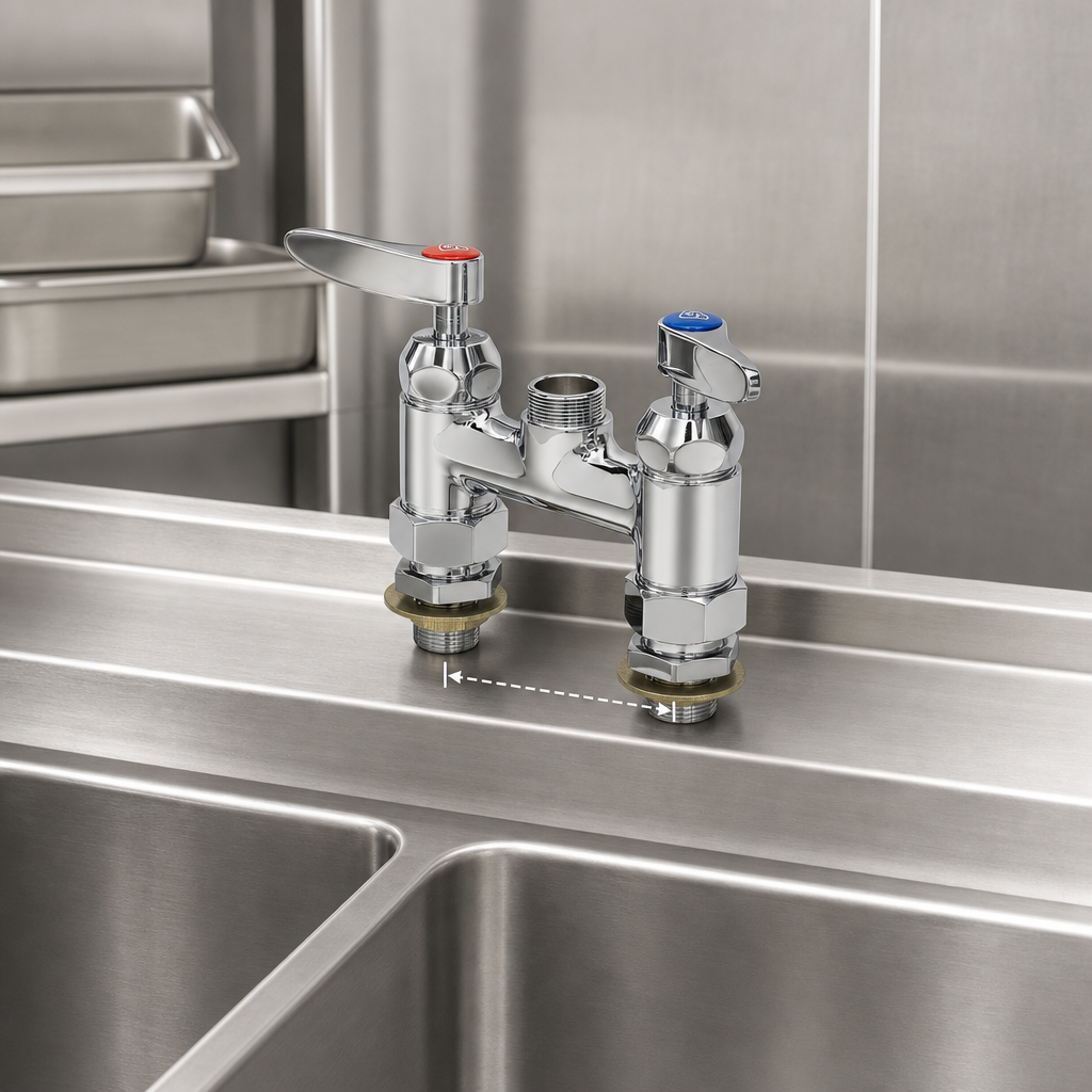 4-Inch Center Deck Mount
