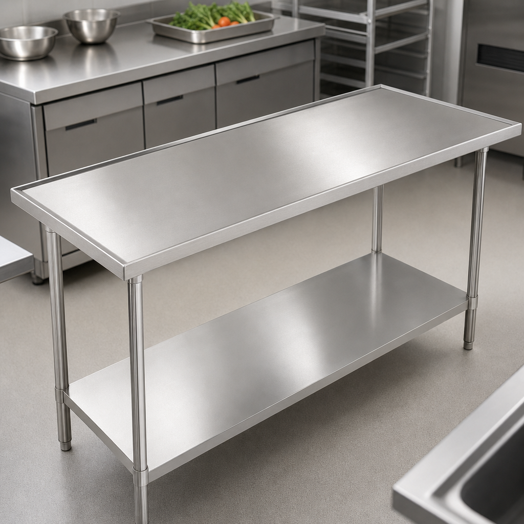 14-Gauge 304 Stainless Steel Top