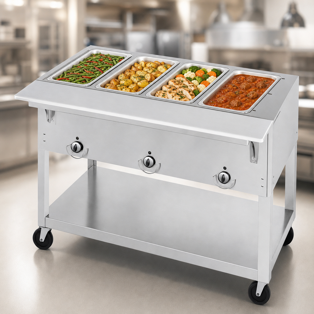 Five Sealed Hot Food Wells