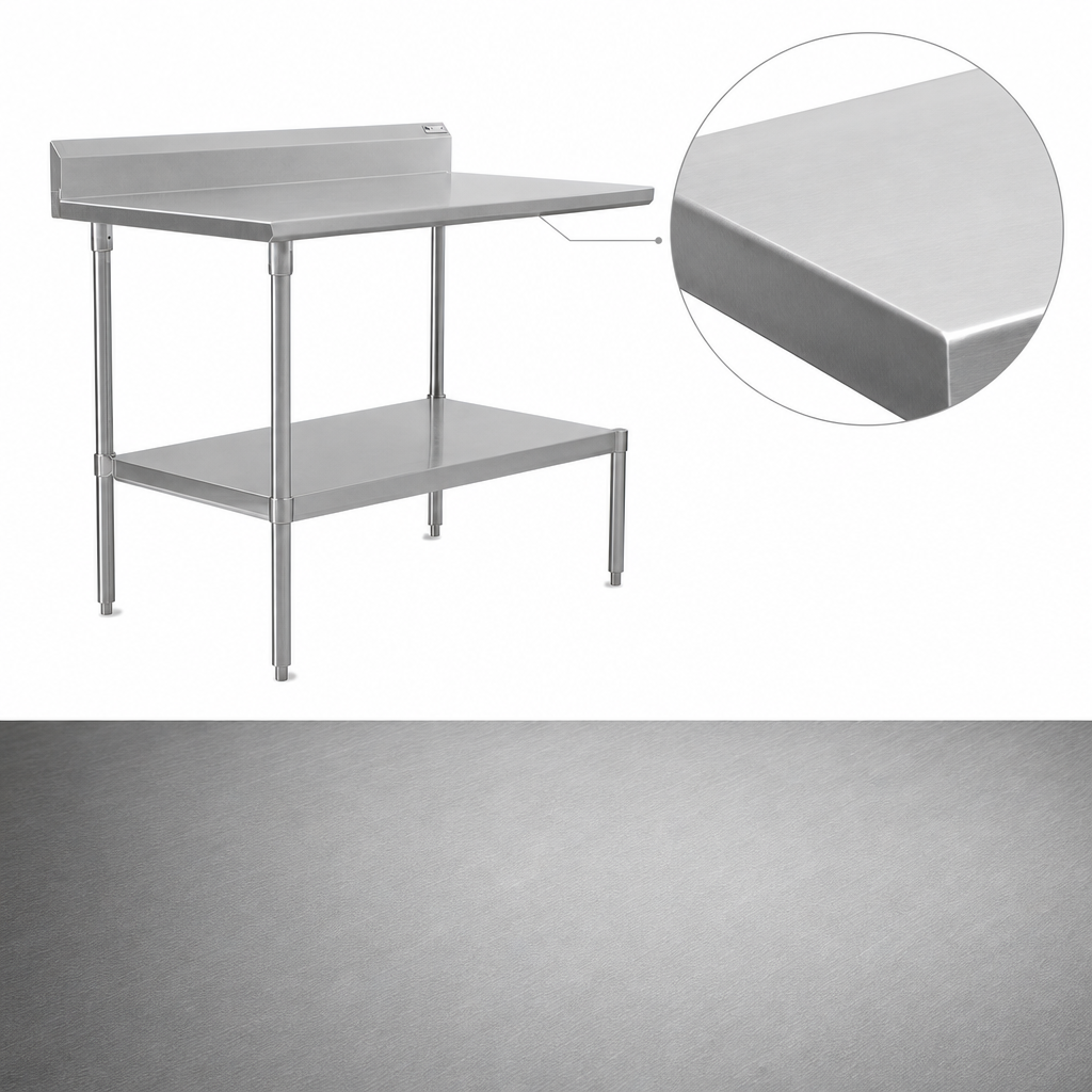 16-Gauge Stainless Steel Top