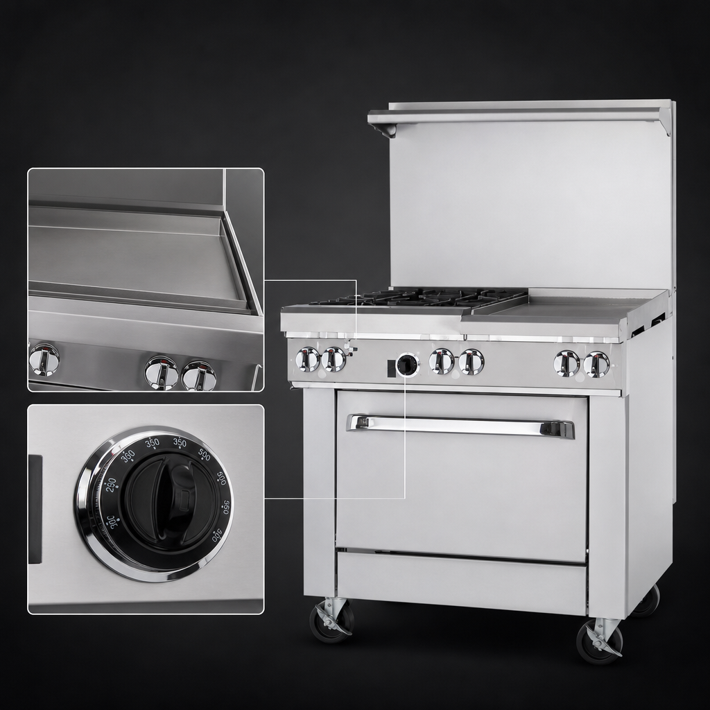 24-Inch Thermostatic Griddle